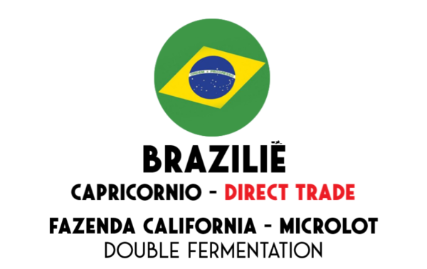 Brazilië Capricornio Fazenda California Single Estate double fermentation - Afbeelding 2